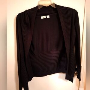 Cato short black cardigan
